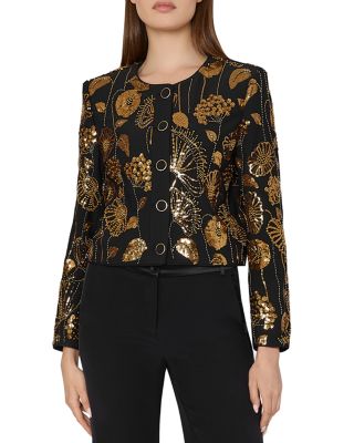 MILLY - Pheobe Floral Embroidered Jacket