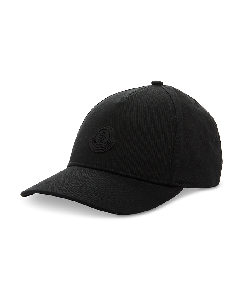Moncler Logo Baseball Cap In Black