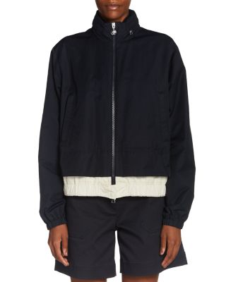 Janze Twill Contrast Jacket with Packable Hood