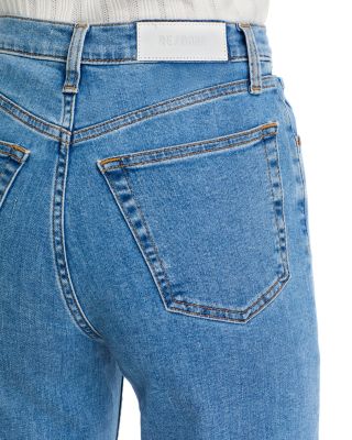 High Rise Cropped Wide Leg Jeans in Runyon