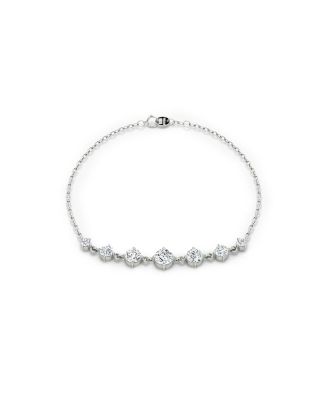 VRAI - Linked Lab-Grown Diamond Tennis Bracelet in 14K White Gold and Gold, .85ctw Round Brilliant Lab Grown Diamonds