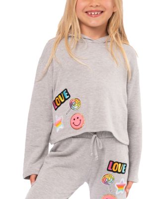 Girls' Butter Fleece Hooded Crop Sweatshirt - Big Kid