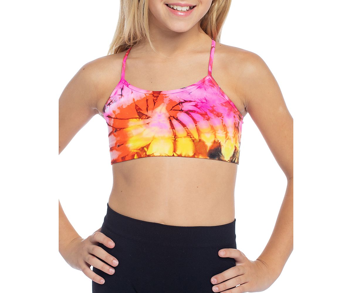 Malibu Sugar Swirl Tie Dye Bra Cami - Big Kid