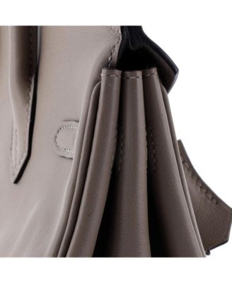  Birkin 25 Handbag Grey Swift with Palladium Hardware