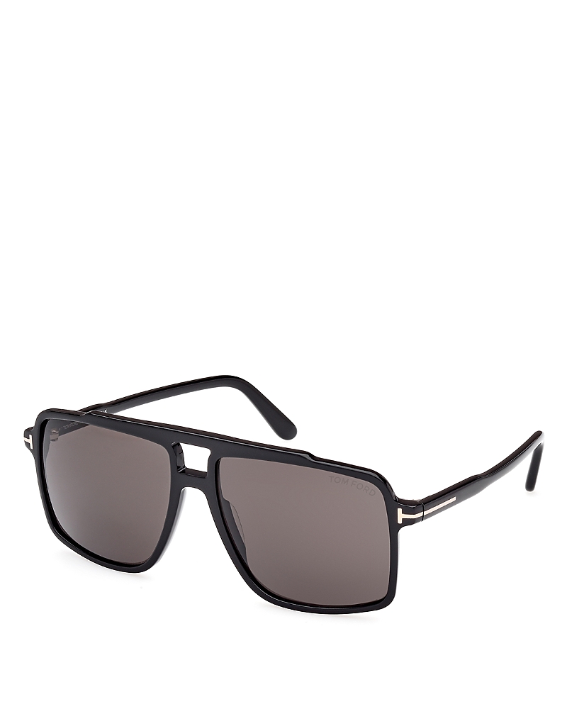 Tom Ford Kemp Sunglasses In Black/smoke