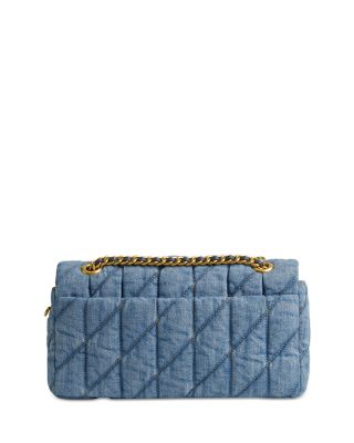 Tabby Small Quilted Denim Shoulder Bag