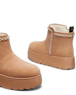 Women&#39;s Nellie Pearl Flatform Boots