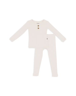 Unisex Ribbed Henley Top & Pants Set - Baby 