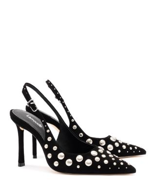 Larroudé - Women's Kaitlan Studded Pumps