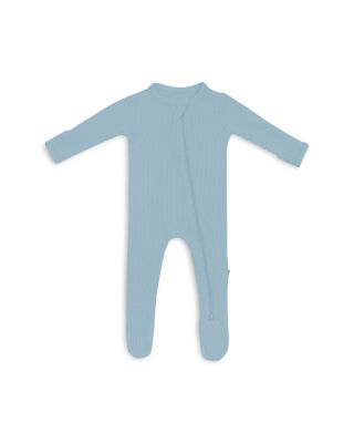 Unisex Zip Up Ribbed Footie - Baby
