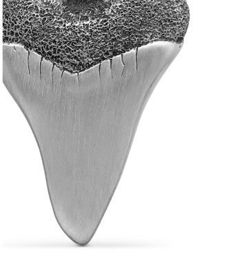 Men's Sterling Silver Shark's Tooth Amulet