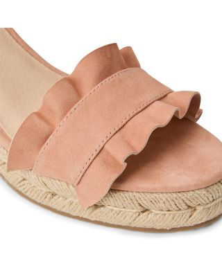Women's Rozette Ruffle Wedge Sandals