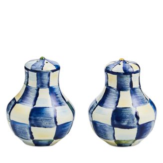 Mackenzie-Childs Royal Check Salt and Pepper Shaker Set | Bloomingdale's