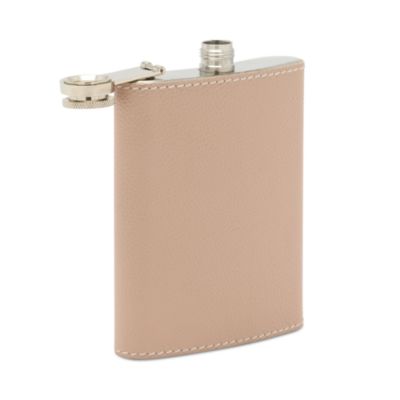 Warren Stainless Steel and Full Grain Leather Flask 