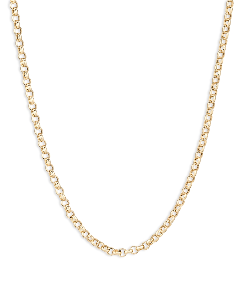 Adina Reyter 14k Yellow Gold Round Cable Link Chain Necklace, 17-18 In Gold
