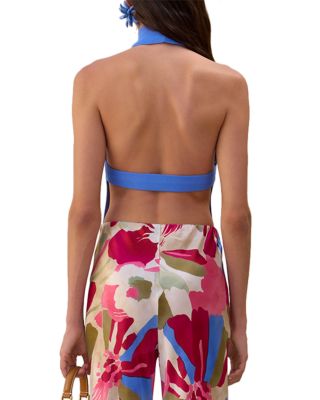 Wake Open Back Halter Top