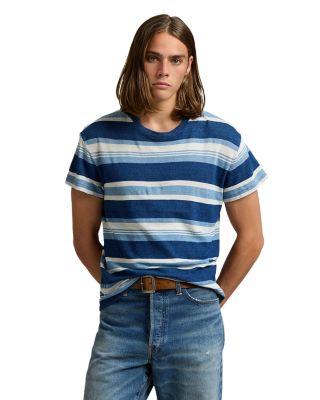 Polo Ralph Lauren - Classic Fit Striped Cotton Linen Tee
