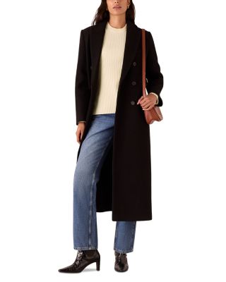 Button Trim Wool Sweater