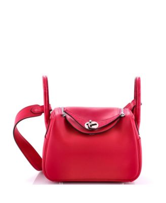 Pre-Owned Hermes Mini Touch Lindy Bag Swift with Matte Alligator