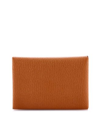 Pre-Owned HERMÈS - Calvi Duo Card Holder Chevre Mysore