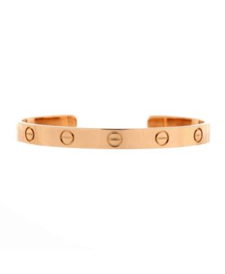 Pre-Owned Cartier - Love Cuff Bracelet 18K Rose Gold