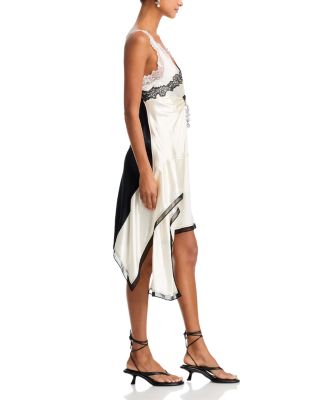 Liquid Satin Sleeveless Slip Dress