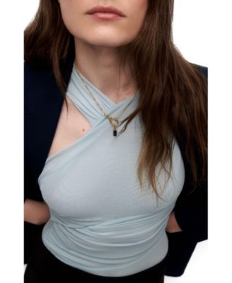  Women&#39;s Sodalite Drop Pendant