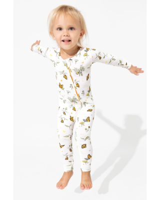 Unisex Monarch Butterfly Bamboo Convertible Footie - Baby