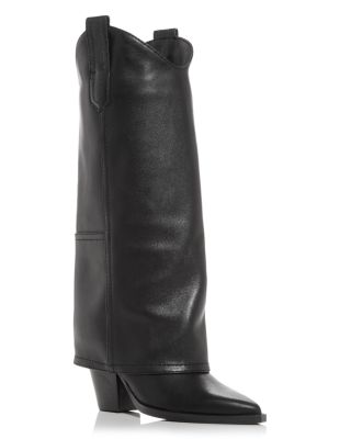 Marc Fisher LTD. - Women's Harlo Foldover Western Boots