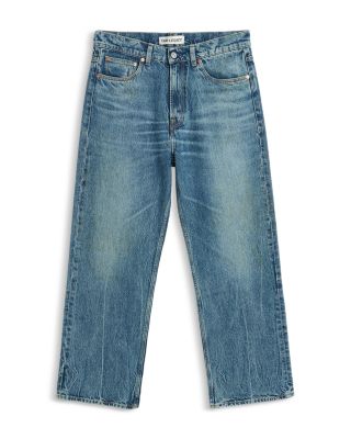 OUR LEGACY - Third Cut Straight Fit Cropped Jeans in Denim Blue