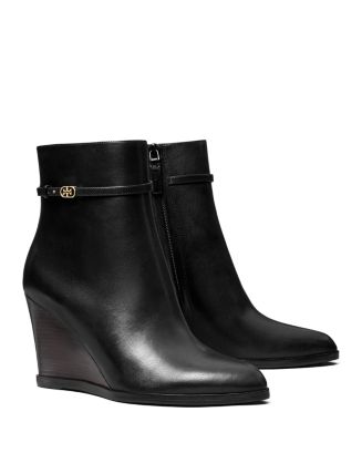 【Tory Burch】 DOUBLE T BUCKLE WEDGE BOOT ◆国内発送◆ Tory Burch】 DOUBLE T BUCKLE WEDGE BOOT ◇国内発送◇ (Tory