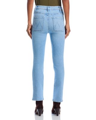 Hustler Patch Pocket High Rise Ankle Jeans in Tune In Tune Out