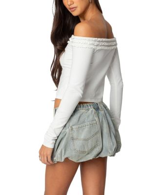 Gia Ruffled Off Shoulder Top