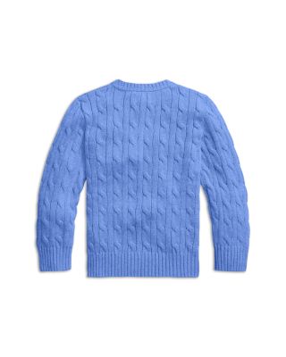 Boys' Cable Knit Cotton Sweater - Little Kid, Big Kid