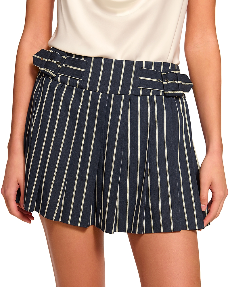 RAMY BROOK SAMIE STRIPED MINI SKIRT