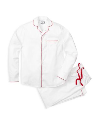 Brushed Cotton Twill Piped Pajama Set