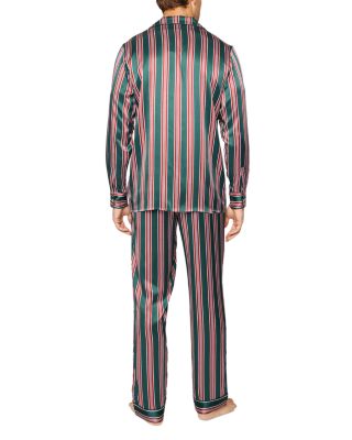 Lancaster Silk Stripe Pajama Set