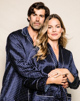 Silk Polka Dot Pajama Set