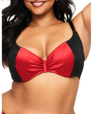 Adore Me Eira Women's Plus-Size Push Up Demi Bra