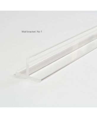 Wall Mounted Clear Pet Gate Zig Zag , 4 Panel