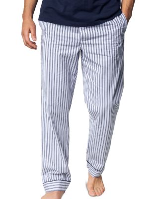 Petite Plume - Cotton Twill Ticking Stripe Pajama Pants