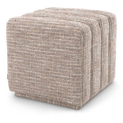 Bente Fabric Cube Ottoman