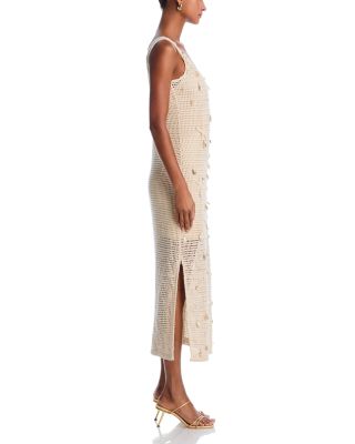 Crochet Sleeveless Maxi Dress - Exclusive