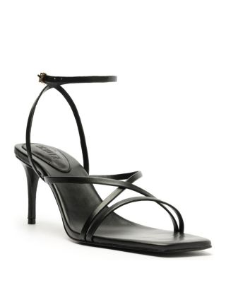 SCHUTZ - Women's Bari Mid Square Toe Strappy High Heel Sandals