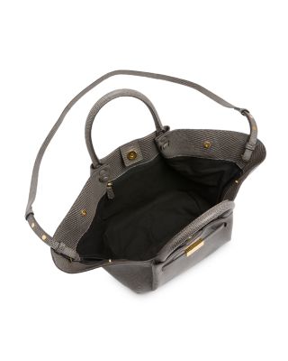 The Mini New York Embossed Leather Tote