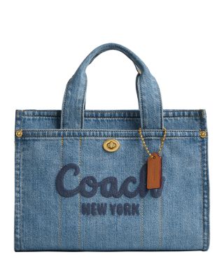 COACH - Denim Cargo Tote 26