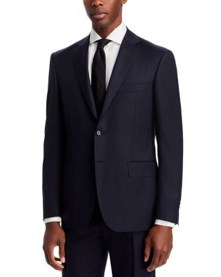 Siena Tonal Herringbone Stripe Classic Fit Suit