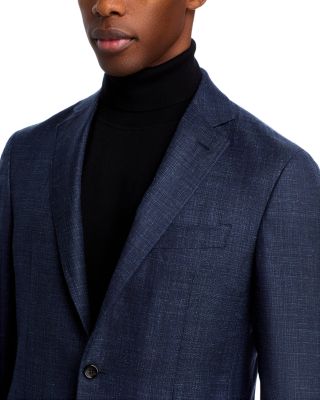 Kei Melange Hopsack Unstructured Regular Fit Sport Coat