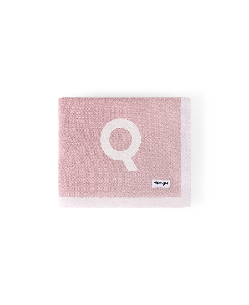 Namelyco Unisex Ballet Pink Multi Letter Blanket - Baby, Little Kid