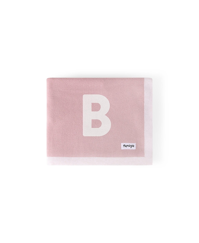 Namelyco Unisex Ballet Pink Multi Letter Blanket - Baby, Little Kid
